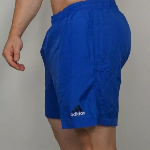 RARE ADIDAS SOCCER BLUE SHORTS (GREAT CONDITION) L - Picture 2 of 16